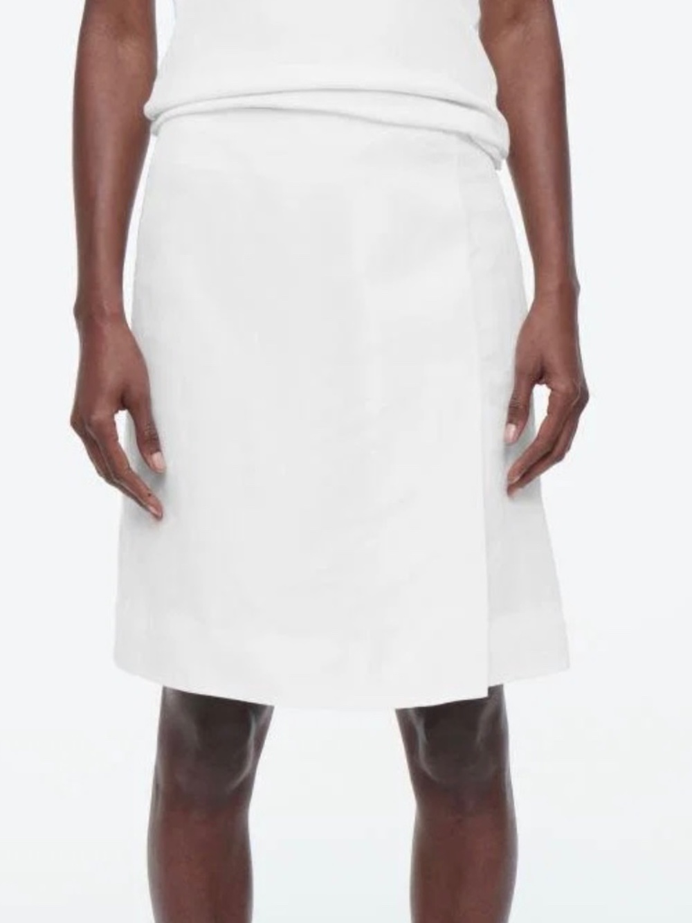 COS Front Pleat Mini Skirt